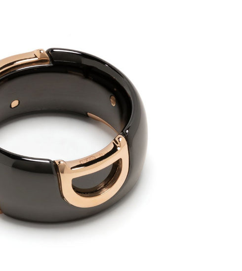 18kt rose gold D.Icon diamond ring